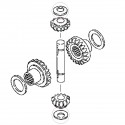 Rondelle conique de pignon 198320-31630 Cub Cadet EX450 Yanmar EF453T EF494T 5-26-211-22
