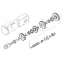 Ozubené kolo 3. rychlostního stupně 31341-21711 16T 40T Kubota L1-22 5-19-103-10