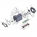 Uszczelniacz obrotowy wału korbowego lewy / VST MT180 / MT224 / MT270 | Traktor.com.pl