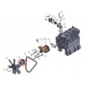 Řemenice vodní pumpy Mitsubishi VST MT224