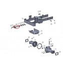 Support d'essieu central SHAFT pour essieu avant Mitsubishi VST
