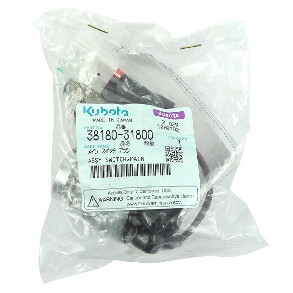 Zündschalter Kubota 38180-31800 L1-18 L1-20 L1-22 L1-24 L1802 L2002 L2202