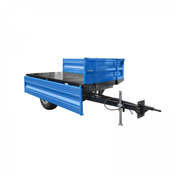 Single-axle agricultural trailer 2.5T with a 4FARMER tipper