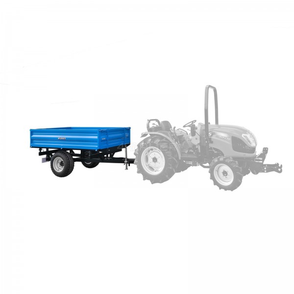 Przyczepa rolnicza jednoosiowa 2.5T z kiprem 4FARMER