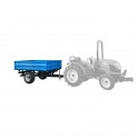 Single-axle agricultural trailer 2.5T with a 4FARMER tipper