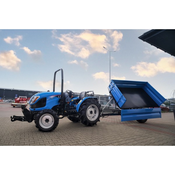Single-axle agricultural trailer 2.5T with a 4FARMER tipper