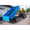 Przyczepa rolnicza jednoosiowa 2.5T z kiprem 4FARMER | Traktor.com.pl