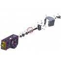 Simering de l'arbre de prise de force de Mitsubishi VST MT180/222/270