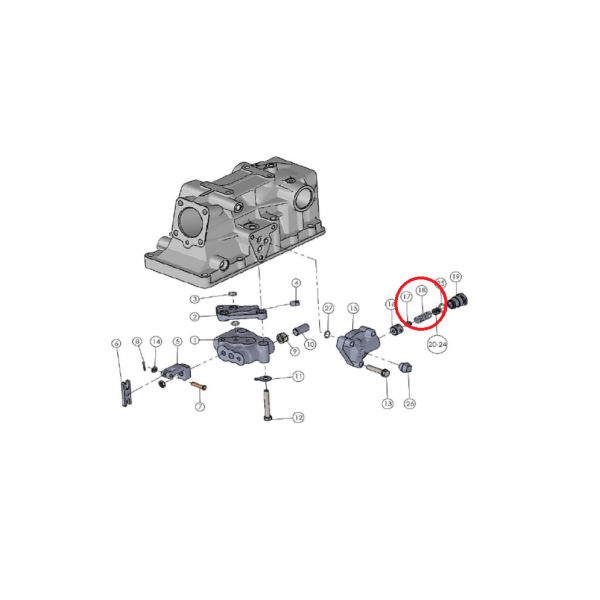Sprężyna do podnośnika / Mitsubishi VST MT180 / MT224 / MT270 | Traktor.com.pl