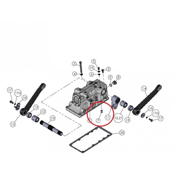 Goupille de levage Mitsubishi VST MT180/222/270