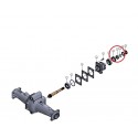 Front axle shaft sealing sleeve