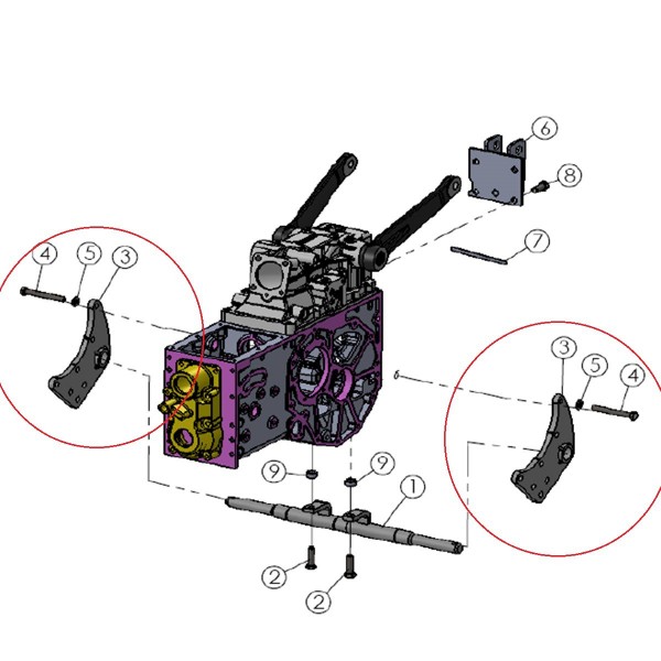 Śruba 8.8, M10 x 55 x 1,25 VST MT180 / MT224 / MT270, M10010055 | Traktor.com.pl