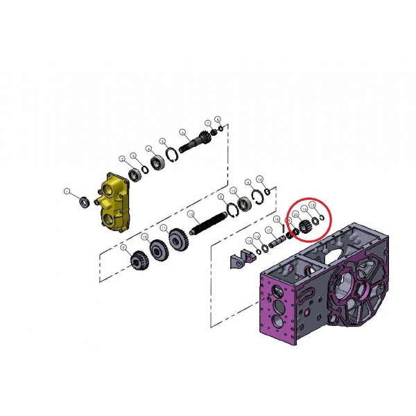 Mitsubishi VST gearbox washer