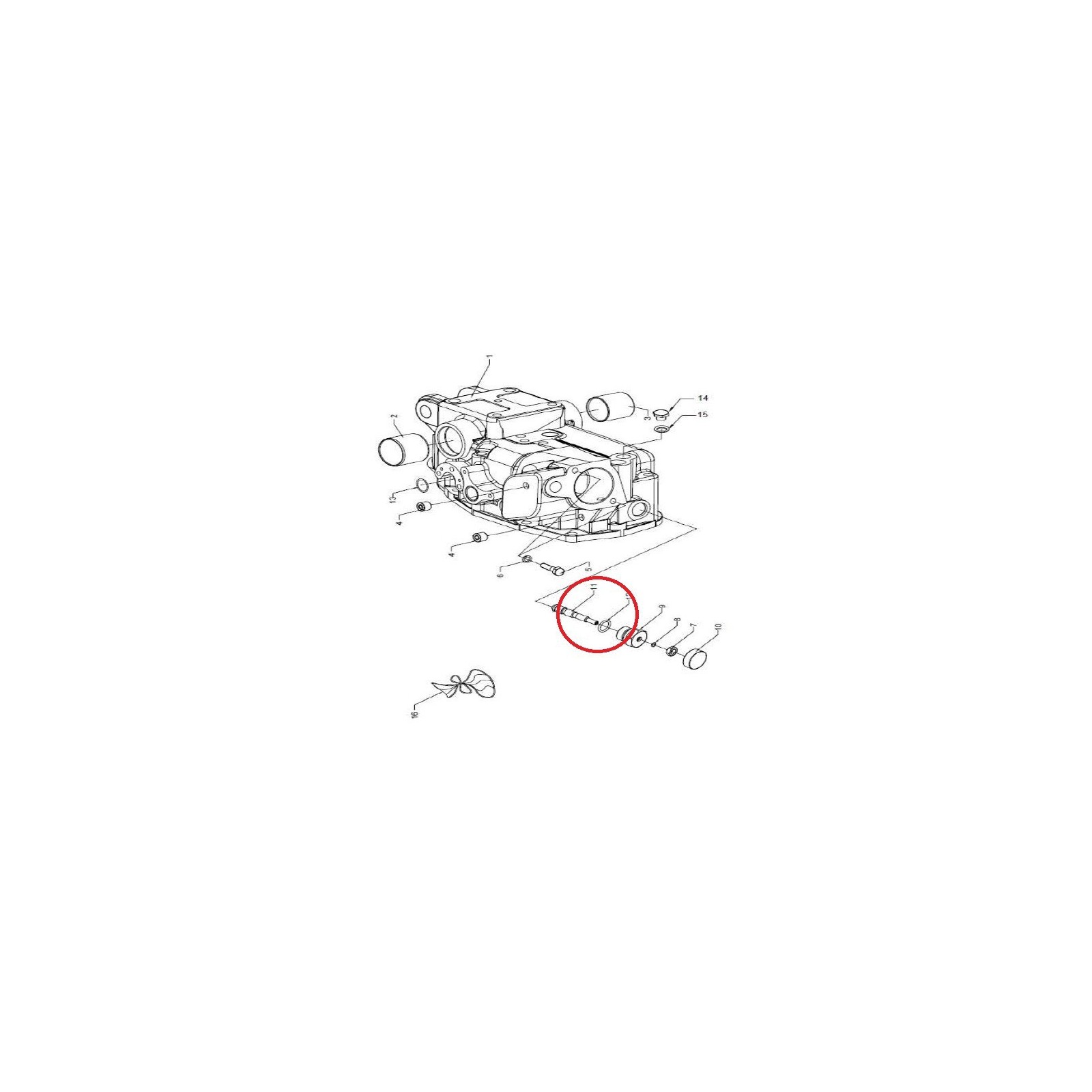 O Ring Mitsubishi VST lift shaft