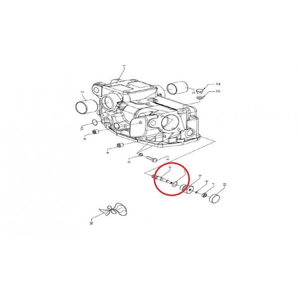 O Ring wałka podnośnika Mitsubishi VST