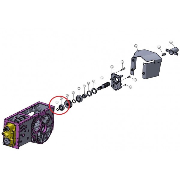 Mitsubishi VST Zapfwelleninnenring