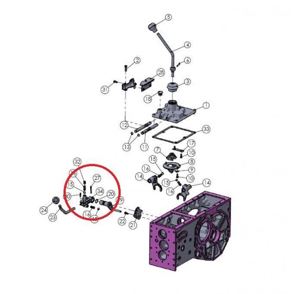 Čep stabilizátoru řízení Mitsubishi VST