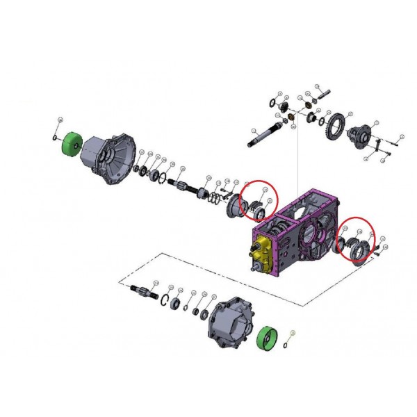 Distanzstück für Mitsubishi VST-Differential
