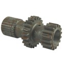 Eje, 25T, 21T, 16T, piñón, 1480-207-001-10, 42051, Ieki TE3210, Iseki TU1700, Iseki TU1900, Iseki TU2100