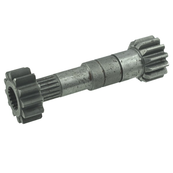Hriadeľ Iseki, 1427-202-001-00, 13T, 18T, 131 mm, ozubené koleso 12T, 18T,