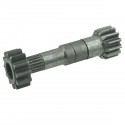 Eje Iseki, 1427-202-001-00, 13T, 18T, 131 mm, piñón 12T, 18T,