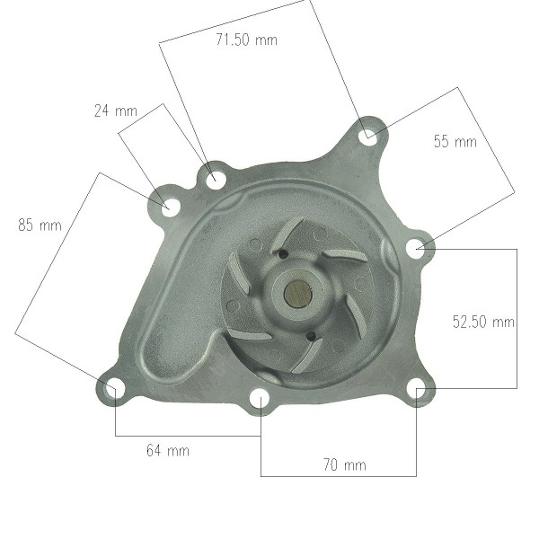 Isuzu E3AF1 Wasserpumpe, 6513-610-141-20, HD46651192
