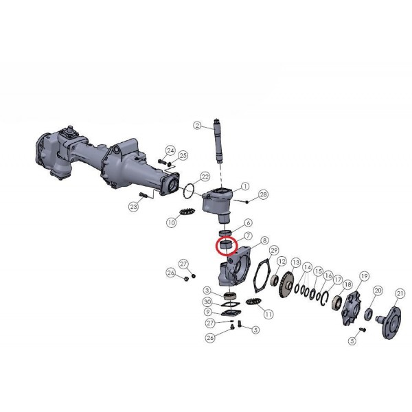 Objímka cievky Mitsubishi VST MT222/270