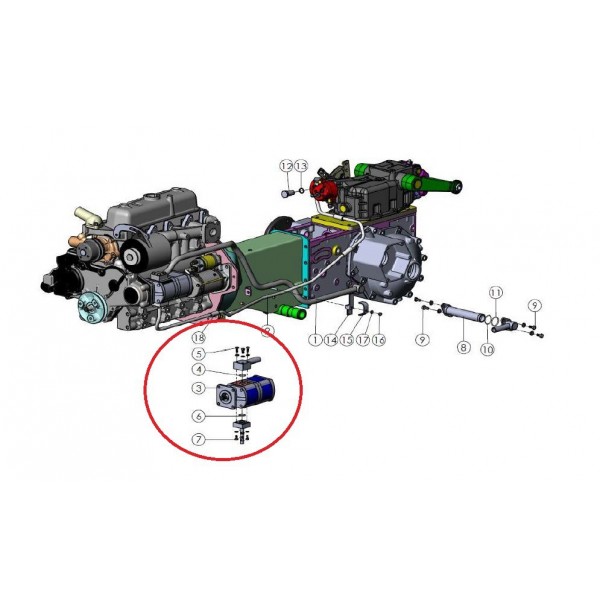 Pompa hydrauliczna Mitsubishi VST