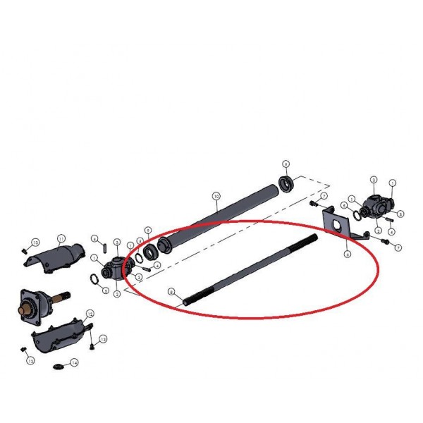 Hnací hriadeľ Mitsubishi VST