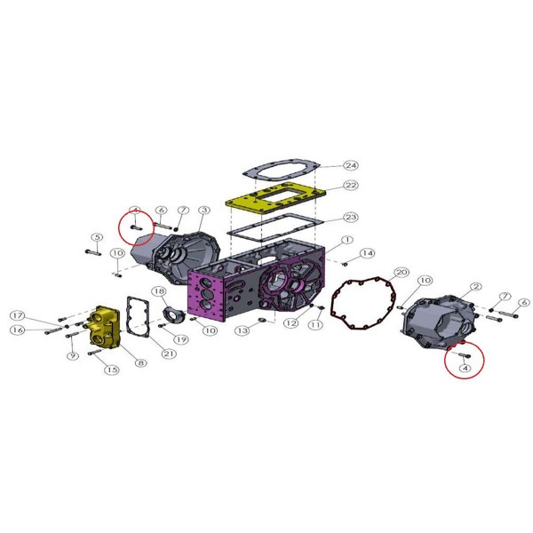 Śruba 8.8, M10 x 35 x 1,25 VST MT180 / MT224 / MT270, M10010035 | Traktor.com.pl
