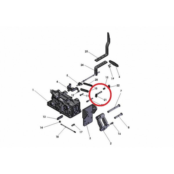 Levier de levage Mitsubishi VST