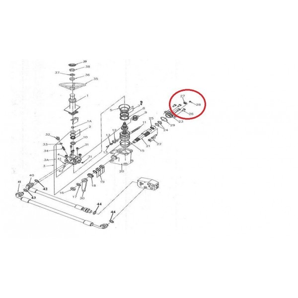Nakrętka uszczelniająca Mitsubishi VST MT180/222/270