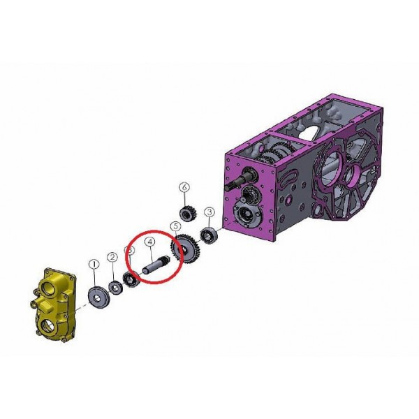 Arbre de transmission de puissance PTO PTO Mitsubishi VST MT180/224/270