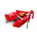 120 cm sweeper for the 4FARMER tractor with a basket