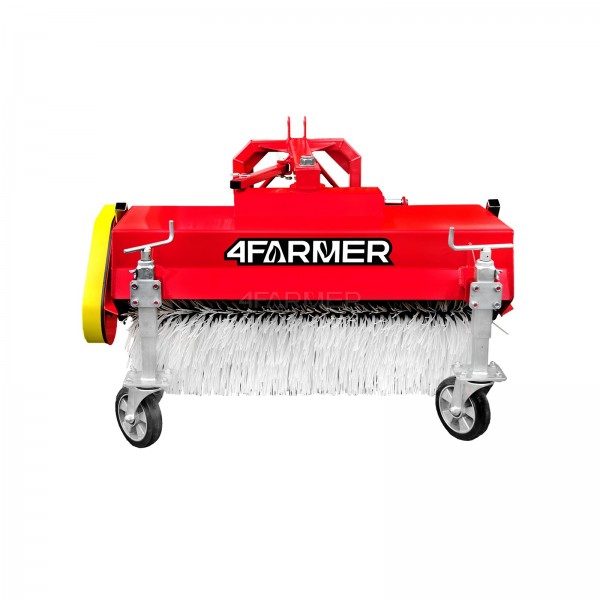 Zamiatarka 120 cm do traktora z koszem 4FARMER