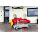 Balayeuse de 120 cm pour tracteur 4FARMER avec panier