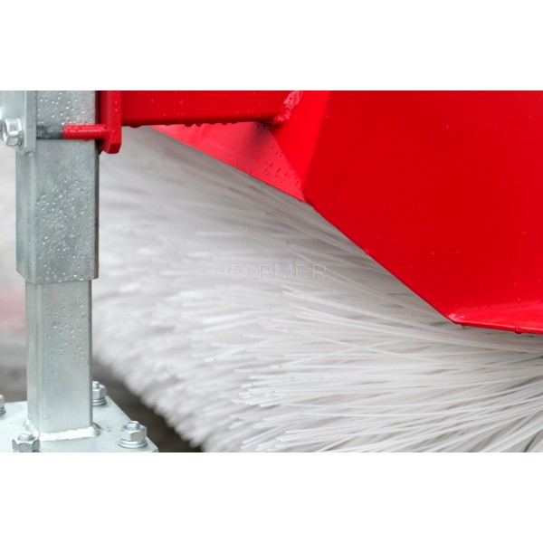 Barredora de 120 cm para tractor 4FARMER con cesta