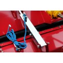 120 cm sweeper for the 4FARMER tractor with a basket