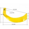 Nóż do glebogryzarki Iseki Kubota Yanmar Mitsubishi 25x10 mm PREMIUM