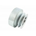 Clutch pulley of ATV flail mower