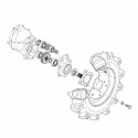 Zębatka, 12T, 18T, 1427-433-005-00, 42071, Iseki TX1300, Iseki TX2140, Iseki TX2160