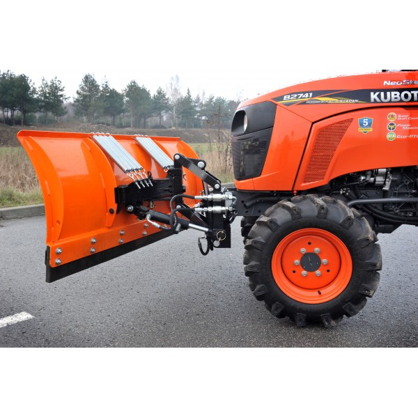 Straight snow plow SBH130 130 cm, hydraulic 4FARMER