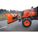 Rovný snehový pluh SBH130 130 cm, hydraulický 4FARMER