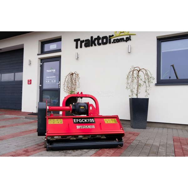 Desbrozadora de martillos EFGC-K 105 Professional (roja) 4FARMER