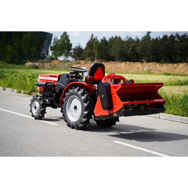 Desbrozadora de martillos EFGC-K 115 Professional (roja) 4FARMER