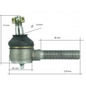 Rotule de direction / 119 mm / Gauche / Kubota L2201 / L2206