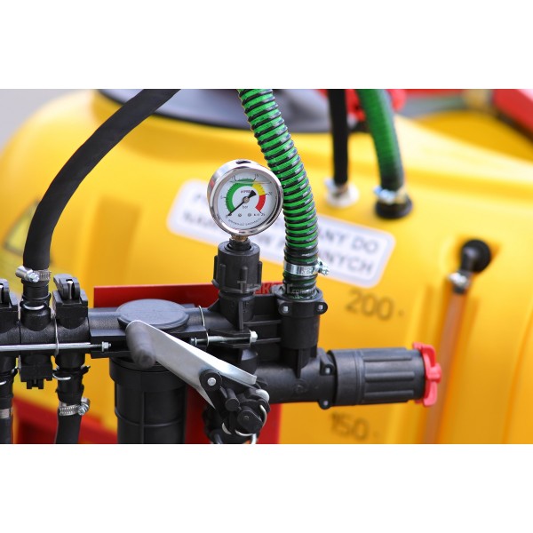 Orchard sprayer TL200S-PS60 200L with teardrop attachment (Italian brass heads) Tad-Len