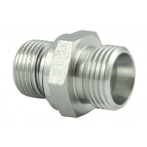 Nypel / złącze proste z uszczelką / M18 x 1.50 / 3/8" | Traktor.com.pl