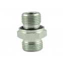 Raccord droit avec joint / Mamelon / M18 x 1,50 / 3/8"