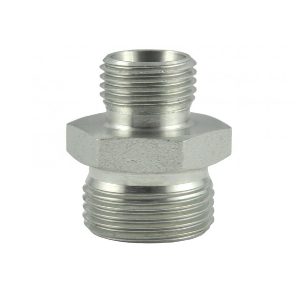 Nippel M22x1,5 X M16 15l gerader Verbinder